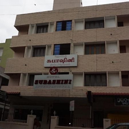 Hotel Subashini International Chennai Exterior foto