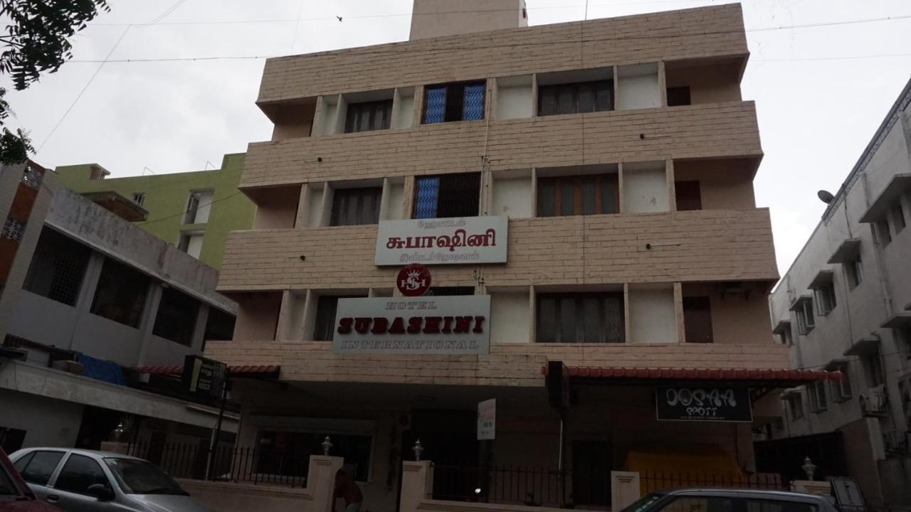 Hotel Subashini International Chennai Exterior foto